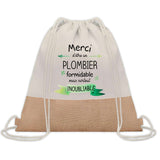 Sac Fête des Pères Papi Papa Cadeau anniversaire Noël Travail Boulot Métier Départ Retraite Collègue Homme cabas shopping plage