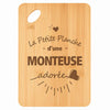 Planche bambou gravée personnalisée femme idée cadeau Fête des Mères apéro 30×20 prénom cuisine plateau fromage anniversaire noel maman mamie