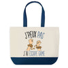Sac de shopping bleu J'peux pas Escape Game