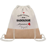 Sac Fête des Pères Papi Papa Cadeau anniversaire Noël Travail Boulot Métier Départ Retraite Collègue Homme cabas shopping plage