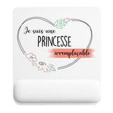 Tapis de souris ergonomique avec repose-poignet, accessoire bureau pour femme et homme, fête des pères, cadeau pas cher, idée cadeau fête des mères, secret santa, départ à la retraite, télétravail et gaming