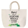 Sac Fête des Mères Mamie Famille Idée Cadeau anniversaire Noël Travail Boulot Métier Départ Retraite Collègue Femme cabas shopping plage