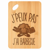 Planche bambou gravée personnalisée femme homme idée cadeau Fête des Mères Fête des Pères apéro papa maman prénom cuisine plateau fromage
