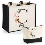 Cabas femme sac plage ou shopping tote bag pochette trousse Idée cadeau original pour anniversaire Noël travail départ retraite collègue famille fete des mères maman mamie