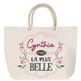 Sac Fête des Mères Mamie Famille Idée Cadeau anniversaire Noël Travail Boulot Métier Départ Retraite Collègue Femme cabas shopping plage