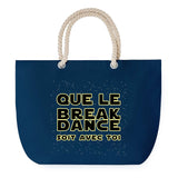 Sac de plage Bleu anse corde Breakdance soit avec toi