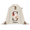 Sac à dos avec pochette Shayna Lettre Fleur