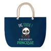 Sac de plage Bleu anse corde Princesse Pas Touche Panda Femme