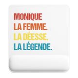 Tapis de souris ergonomique avec repose-poignet, accessoire bureau pour femme et homme, fête des pères, cadeau pas cher, idée cadeau fête des mères, secret santa, départ à la retraite, télétravail et gaming