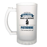 Chope de bière personnalisé, idée cadeau pour maman, femme ou collègue. Parfait pour Noël, anniversaire, fête des mères ou Secret Santa.