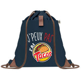 sac a dos bleu coton recycle avec pochette idee cadeau originale pour collegue ami prof ou membre de la famille cadeau mixte noel anniversaire secret santa ou depart au travail sac leger pratique et ecologique design breton moderne