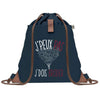 sac a dos bleu coton recycle avec pochette idee cadeau originale pour collegue ami prof ou membre de la famille cadeau mixte noel anniversaire secret santa ou depart au travail sac leger pratique et ecologique design breton moderne