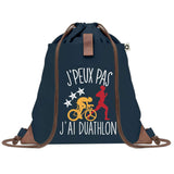 sac a dos bleu coton recycle avec pochette idee cadeau originale pour collegue ami prof ou membre de la famille cadeau mixte noel anniversaire secret santa ou depart au travail sac leger pratique et ecologique design breton moderne