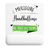 Tapis de souris ergonomique avec repose-poignet, accessoire bureau pour femme et homme, fête des pères, cadeau pas cher, idée cadeau fête des mères, secret santa, départ à la retraite, télétravail et gaming
