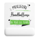 Tapis de souris ergonomique avec repose-poignet, accessoire bureau pour femme et homme, fête des pères, cadeau pas cher, idée cadeau fête des mères, secret santa, départ à la retraite, télétravail et gaming