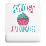 Tapis de souris ergonomique avec repose-poignet, accessoire bureau pour femme et homme, fête des pères, cadeau pas cher, idée cadeau fête des mères, secret santa, départ à la retraite, télétravail et gaming