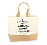 Sac Jute Fête des Mères Fêtes des Pères Mamie Papi Famille Idée Cadeau anniversaire Noël Travail Boulot Métier Départ Retraite Collègue Femme Homme