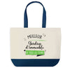Sac de shopping bleu Meilleur Gardien d’Immeuble de tous les temps