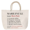 Sac Fête des Mères Mamie Famille Idée Cadeau anniversaire Noël Travail Boulot Métier Départ Retraite Collègue Femme cabas shopping plage