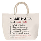 Sac Fête des Mères Mamie Famille Idée Cadeau anniversaire Noël Travail Boulot Métier Départ Retraite Collègue Femme cabas shopping plage