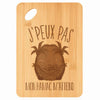 Planche bambou gravée personnalisée femme homme idée cadeau Fête des Mères Fête des Pères apéro papa maman prénom cuisine plateau fromage