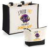 Cabas homme ou femme sac plage ou shopping tote bag pochette trousse Idée cadeau original pour anniversaire Noël travail départ retraite collègue famille fete des mères fetes des pères papa maman mamie papi