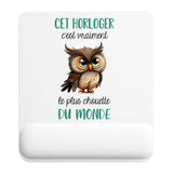 Tapis de souris ergonomique avec repose-poignet, accessoire bureau pour femme et homme, fête des pères, cadeau pas cher, idée cadeau fête des mères, secret santa, départ à la retraite, télétravail et gaming