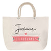 Sac Fête des Mères Mamie Famille Idée Cadeau anniversaire Noël Travail Boulot Métier Départ Retraite Collègue Femme cabas shopping plage