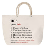 Sac Fête des Mères Mamie Famille Idée Cadeau anniversaire Noël Travail Boulot Métier Départ Retraite Collègue Femme cabas shopping plage
