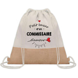 Sac Fête des Pères Papi Papa Cadeau anniversaire Noël Travail Boulot Métier Départ Retraite Collègue Homme cabas shopping plage