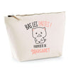 Trousse pochette de rangement maquillage Fête des Mères Mamie Famille Idée Cadeau anniversaire Noël Travail Boulot Métier Départ Retraite Collègue Femme