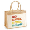 Sac Fête des Mères Mamie MAman Soeur Femme Famille Idée Cadeau anniversaire Noël Travail Boulot Métier Départ Retraite Collègue Femme cabas shopping plage