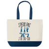 Sac de shopping bleu J'peux pas Tai Chi