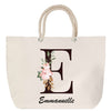 Sac Fête des Mères Mamie Famille Idée Cadeau anniversaire Noël Travail Boulot Métier Départ Retraite Collègue Femme cabas shopping plage