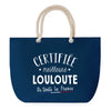Sac de Plage Bleu avec Anse Corde Certifiée meilleure Louloute
