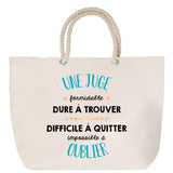 Sac Fête des Mères Mamie Famille Idée Cadeau anniversaire Noël Travail Boulot Métier Départ Retraite Collègue Femme cabas shopping plage