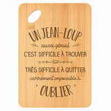 Planche bambou gravée personnalisée homme idée cadeau Fête des Pères apéro 30×20 prénom cuisine plateau fromage anniversaire noel papa papi 