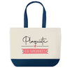 Sac de shopping bleu Plaquiste en Vacances