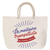Sac Fête des Mères Mamie Famille Idée Cadeau anniversaire Noël Travail Boulot Métier Départ Retraite Collègue Femme cabas shopping plage