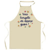 Cadeau Cuisinier cuisinière mère maman papa père mamie papi Vêtement Blouse de protection Barbecue Jardinage Tablier de Travail Tâches ménagères 
