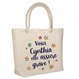 Sac Fête des Mères Mamie Famille Idée Cadeau anniversaire Noël Travail Boulot Métier Départ Retraite Collègue Femme cabas shopping plage