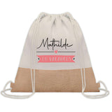 Sac Fête des Mères Mamie Maman Cadeau anniversaire Noël Travail Métier Départ Retraite Collègue Femme cabas shopping plage