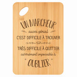 Planche bambou gravée personnalisée homme idée cadeau Fête des Pères apéro 30×20 prénom cuisine plateau fromage anniversaire noel papa papi 