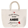 Sac Fête des Mères Mamie Famille Idée Cadeau anniversaire Noël Travail Boulot Métier Départ Retraite Collègue Femme cabas shopping plage