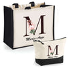 Cabas femme sac plage ou shopping tote bag pochette trousse Idée cadeau original pour anniversaire Noël travail départ retraite collègue famille fete des mères maman mamie