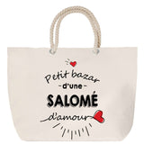 Sac Fête des Mères Mamie Famille Idée Cadeau anniversaire Noël Travail Boulot Métier Départ Retraite Collègue Femme cabas shopping plage