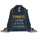sac a dos homme bleu coton recycle avec pochette idee cadeau utile pour collegue papa ou ami cadeau homme noel anniversaire secret santa ou depart a la retraite sac durable pratique et robuste design sobre et elegant