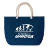 Sac de plage Bleu anse corde Née pour Gymnastique