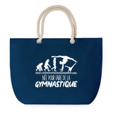 Sac de plage Bleu anse corde Née pour Gymnastique