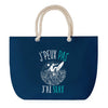 Sac de plage Bleu anse corde J'peux Pas Surf